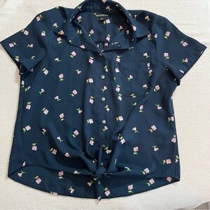 J. Crew Mercantile Button Down Blouse